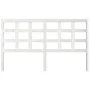 Cabecero de cama madera maciza de pino blanco 165,5x4x100 cm de vidaXL, Cabeceros y pies de cama - Ref: Foro24-817901, Precio...