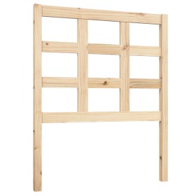 Cabecero de cama madera maciza de pino 80,5x4x100 cm de vidaXL, Cabeceros y pies de cama - Ref: Foro24-817865, Precio: 31,80 ...