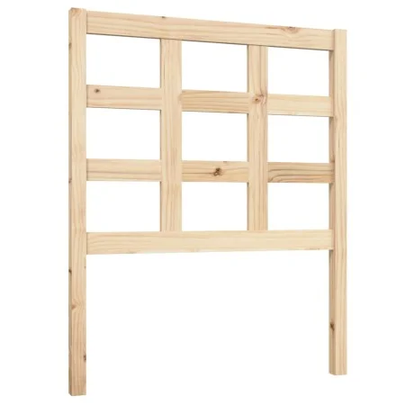 Cabecero de cama madera maciza de pino 80,5x4x100 cm de vidaXL, Cabeceros y pies de cama - Ref: Foro24-817865, Precio: 31,34 ...
