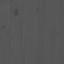 Cabecero de cama madera maciza de pino gris 80,5x4x100 cm de vidaXL, Cabeceros y pies de cama - Ref: Foro24-817917, Precio: 4...
