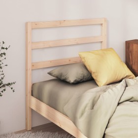 Cabecero de cama madera maciza de pino 96x4x100 cm de vidaXL, Cabeceros y pies de cama - Ref: Foro24-817620, Precio: 19,52 €,...