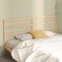 Cabecero de cama madera maciza de pino 206x4x100 cm de vidaXL, Cabeceros y pies de cama - Ref: Foro24-817660, Precio: 39,64 €...