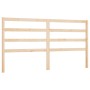 Cabecero de cama madera maciza de pino 206x4x100 cm de vidaXL, Cabeceros y pies de cama - Ref: Foro24-817660, Precio: 39,64 €...