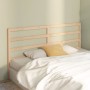 Cabecero de cama madera maciza de pino 206x4x100 cm de vidaXL, Cabeceros y pies de cama - Ref: Foro24-817660, Precio: 39,64 €...