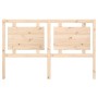 Cabecero de cama madera maciza de pino 155,5x4x100 cm de vidaXL, Cabeceros y pies de cama - Ref: Foro24-817945, Precio: 58,37...