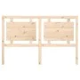 Cabecero de cama madera maciza de pino 155,5x4x100 cm de vidaXL, Cabeceros y pies de cama - Ref: Foro24-817945, Precio: 57,60...