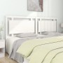 Cabecero de cama madera maciza de pino blanco 205,5x4x100 cm de vidaXL, Cabeceros y pies de cama - Ref: Foro24-817961, Precio...