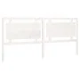 Cabecero de cama madera maciza de pino blanco 205,5x4x100 cm de vidaXL, Cabeceros y pies de cama - Ref: Foro24-817961, Precio...