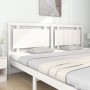 Cabecero de cama madera maciza de pino blanco 205,5x4x100 cm de vidaXL, Cabeceros y pies de cama - Ref: Foro24-817961, Precio...