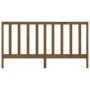 Cabecero de cama madera maciza de pino marrón miel 186x4x100 cm de vidaXL, Cabeceros y pies de cama - Ref: Foro24-817708, Pre...