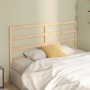 Cabecero de cama madera maciza de pino 126x4x100 cm de vidaXL, Cabeceros y pies de cama - Ref: Foro24-817630, Precio: 28,83 €...