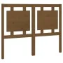 Bettkopfteil aus massivem Kiefernholz, honigbraun, 125,5 x 4 x 100 cm von vidaXL, Kopf- und Fußteile - Ref: Foro24-817933, Pr...