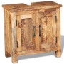 Mueble de baño con espejo de madera maciza de mango de vidaXL, Muebles de baño - Ref: Foro24-243462, Precio: 297,32 €, Descue...