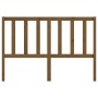 Cabecero de cama madera maciza de pino marrón miel 141x4x100 cm de vidaXL, Cabeceros y pies de cama - Ref: Foro24-817738, Pre...