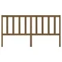 Honey brown solid pine wood bed headboard 186x4x100 cm by vidaXL, Headboards and footboards - Ref: Foro24-817758, Price: 60,2...