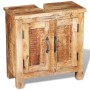 Mueble de baño con espejo de madera maciza de mango de vidaXL, Muebles de baño - Ref: Foro24-243462, Precio: 297,32 €, Descue...