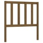 Cabecero de cama madera maciza de pino marrón miel 81x4x100 cm de vidaXL, Cabeceros y pies de cama - Ref: Foro24-817718, Prec...