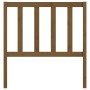 Cabecero de cama madera maciza de pino marrón miel 81x4x100 cm de vidaXL, Cabeceros y pies de cama - Ref: Foro24-817718, Prec...