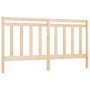 Cabecero de cama madera maciza de pino 206x4x100 cm de vidaXL, Cabeceros y pies de cama - Ref: Foro24-817810, Precio: 45,98 €...