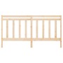 Cabecero de cama madera maciza de pino 206x4x100 cm de vidaXL, Cabeceros y pies de cama - Ref: Foro24-817810, Precio: 45,98 €...