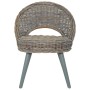 Butaca de ratán kubu gris en Sillones | Comprar online en Foru.es