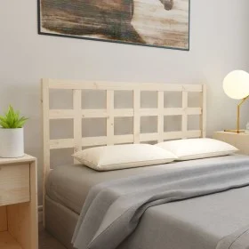 Solid pine wood bed headboard 145.5x4x100 cm by vidaXL, Headboards and footboards - Ref: Foro24-817890, Price: 30,15 €, Disco...