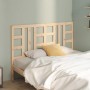 Cabecero de cama madera maciza de pino 141x4x100 cm de vidaXL, Cabeceros y pies de cama - Ref: Foro24-817835, Precio: 46,21 €...