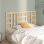 Cabecero de cama madera maciza de pino 141x4x100 cm de vidaXL, Cabeceros y pies de cama - Ref: Foro24-817835, Precio: 46,21 €...