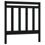 Cabecero de cama madera maciza de pino negro 96x4x100 cm de vidaXL, Cabeceros y pies de cama - Ref: Foro24-817774, Precio: 29...