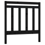 Cabecero de cama madera maciza de pino negro 81x4x100 cm de vidaXL, Cabeceros y pies de cama - Ref: Foro24-817769, Precio: 24...