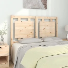 Bettkopfteil aus massivem Kiefernholz, 125,5 x 4 x 100 cm von vidaXL, Kopf- und Fußteile - Ref: Foro24-817930, Preis: 32,94 €...