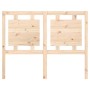 Cabecero de cama madera maciza de pino 125,5x4x100 cm de vidaXL, Cabeceros y pies de cama - Ref: Foro24-817930, Precio: 33,24...