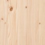 Cabecero de cama madera maciza de pino 125,5x4x100 cm de vidaXL, Cabeceros y pies de cama - Ref: Foro24-817930, Precio: 33,24...