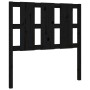 Cabecero de cama madera maciza de pino negro 95,5x4x100 cm de vidaXL, Cabeceros y pies de cama - Ref: Foro24-817974, Precio: ...