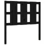 Cabecero de cama madera maciza de pino negro 95,5x4x100 cm de vidaXL, Cabeceros y pies de cama - Ref: Foro24-817974, Precio: ...