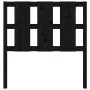 Cabecero de cama madera maciza de pino negro 95,5x4x100 cm de vidaXL, Cabeceros y pies de cama - Ref: Foro24-817974, Precio: ...