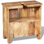Mueble de baño con espejo de madera maciza de mango de vidaXL, Muebles de baño - Ref: Foro24-243462, Precio: 297,32 €, Descue...