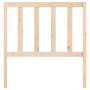 Solid pine wood bed headboard 106x4x100 cm by vidaXL, Headboards and footboards - Ref: Foro24-817725, Price: 31,73 €, Discoun...