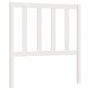 Cabecero de cama madera maciza de pino blanco 81x4x100 cm de vidaXL, Cabeceros y pies de cama - Ref: Foro24-817716, Precio: 5...