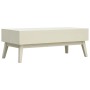Mesa de centro con 2 cajones tallados madera gris 110x50x40 cm en Mesas de centro | Comprar online en Foru.es