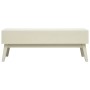 Mesa de centro con 2 cajones tallados madera gris 110x50x40 cm en Mesas de centro | Comprar online en Foru.es