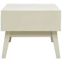 Mesa de centro con 2 cajones tallados madera gris 110x50x40 cm en Mesas de centro | Comprar online en Foru.es
