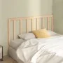 Solid pine wood bed headboard 126x4x100 cm by vidaXL, Headboards and footboards - Ref: Foro24-817680, Price: 29,94 €, Discoun...