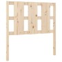 Cabecero de cama madera maciza de pino 105,5x4x100 cm de vidaXL, Cabeceros y pies de cama - Ref: Foro24-817975, Precio: 40,21...