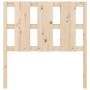 Cabecero de cama madera maciza de pino 105,5x4x100 cm de vidaXL, Cabeceros y pies de cama - Ref: Foro24-817975, Precio: 40,21...