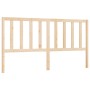 Cabecero de cama madera maciza de pino 206x4x100 cm de vidaXL, Cabeceros y pies de cama - Ref: Foro24-817760, Precio: 37,47 €...