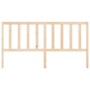 Cabecero de cama madera maciza de pino 206x4x100 cm de vidaXL, Cabeceros y pies de cama - Ref: Foro24-817760, Precio: 37,47 €...
