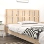 Cabecero de cama madera maciza de pino 155,5x4x100 cm de vidaXL, Cabeceros y pies de cama - Ref: Foro24-817995, Precio: 59,57...