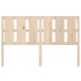 Cabecero de cama madera maciza de pino 155,5x4x100 cm de vidaXL, Cabeceros y pies de cama - Ref: Foro24-817995, Precio: 59,57...