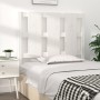 Cabecero de cama madera maciza de pino blanco 105,5x4x100 cm de vidaXL, Cabeceros y pies de cama - Ref: Foro24-817976, Precio...